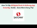 How To Clip All Digital Deals In Safeway App Instantly 2026 Guide - Save More Every Trip