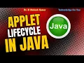APPLET LIFECYCLE IN JAVA