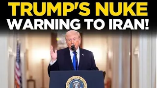 TRUMP SPEECH LIVE No Nuke For Iran Trump Issues Ultimate War Warning US NEWS LIVE