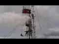 4 man emergency exit of a simulated blowout on a Snubbing Platform