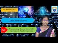 Programming Conversion of Infix Expression to Postfix Expression by Dr J Shirisha Devi