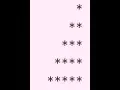 Star Triangle Pattern in java important question for programming interview