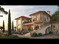 Download Lagu Luxury Mediterranean 🏡🪴Villa | Dream House Design with Elegant Curved Staircase \u0026 Red Tile Roof 🪴🌲