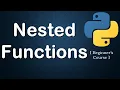 Nested Functions in python Python for beginners Python in Lesson 15