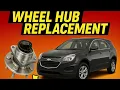 Chevy Terrain Rear Wheel Hub Replacement SERVICE STABILITRAK FIX