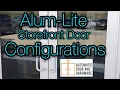 Alum-Lite 36 in. x 80 in. Right Hand ADA Commercial Glass Narrow Stile Storefront Door and Frame, Single Pane 1/4 in. Tempered Glass, Includes Surface Closer, Pivot Set, CVR Panic Bar, and Threshold, Clear Anodized - Video 2 of 1