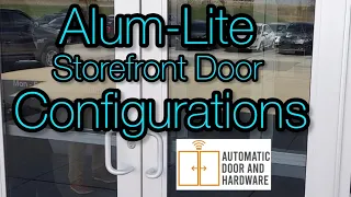 Exploring Alum-Lite Series Single Door Frame Configuration for Commercial Storefront Glass Doors