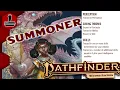 Pathfinder 2e Secrets of Magic Summoner Class GameGorgon