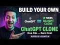 Build Your Own ChatGPT Clone 100 Free One File No API Keys