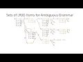 Syntax Analysis 27 LR1 and LALR Parse Conflicts and Error Recovery