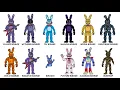 Every Bonnie in FNAF in 11 Minutes Classic Nightmares Springtrap