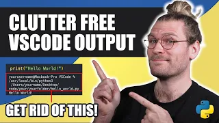 How to hide file path in VS Code Terminal Output - BEST METHOD