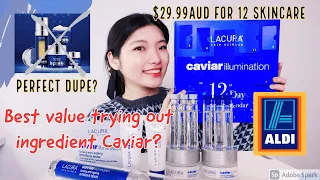 ALDI 2021 Skincare Advent Calendar - LACURA Caviar illumination UNBOXING
