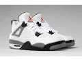 Comparison Air Jordan IV Retro Cement 2012 vs 2016