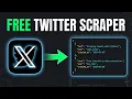 How to Scrape Twitter X Tweets by Keyword for FREE API Tutorial