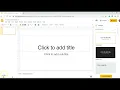 Creating Documents Sheets and Slides in Google Drive