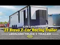 ICON 2 CAR RACING TRAILER - Bravo s 2 Car Trailer