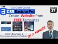 How to Create Website from Templates How to Download and Edit Website Templates