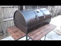 55 Gallon Steel Drum Smoker and Grill
