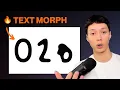 How to Make a Text Gooey Morph Effect using React