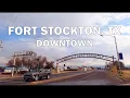 Fort Stockton TX - Driving Downtown 4K