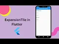 Futter expansiontile Widget Expansiontile Flutter
