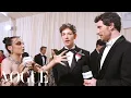 Mike Faist Josh O Connor Challenge Each Other For Best Look Met Gala 2024 With Emma Chamberlain