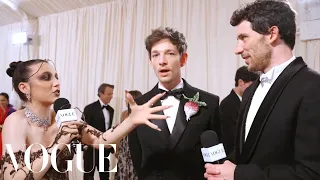 Mike Faist Josh O Connor Challenge Each Other For Best Look Met Gala 2024 With Emma Chamberlain