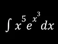 Integrating x 5 e x 3