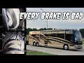 Download Lagu Every brake is bad on this Prevost bus.