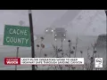 Snowplow operators working around the clock in Sardine Canyon