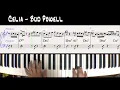 Celia - Bud Powell  Transcription
