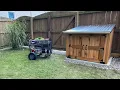 My Cedar Generator Shed