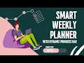 SMART Daily Planner - With DYNAMIC Progress Bar