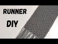 DIY Macrame Table Runner Tutorial Easy Technique for Long Cords
