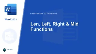 - VBA Len Left Right Mid Functions in Microsoft Word