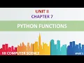 XII CS CHAPTER 7