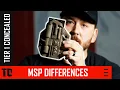 What are the differences between our MSP Universal holsters
