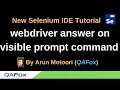 New Selenium IDE - Part 57