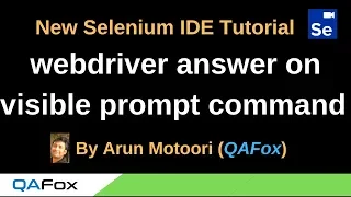 New Selenium IDE - Part 57