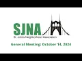 SJNA General Meeting October 14 2024