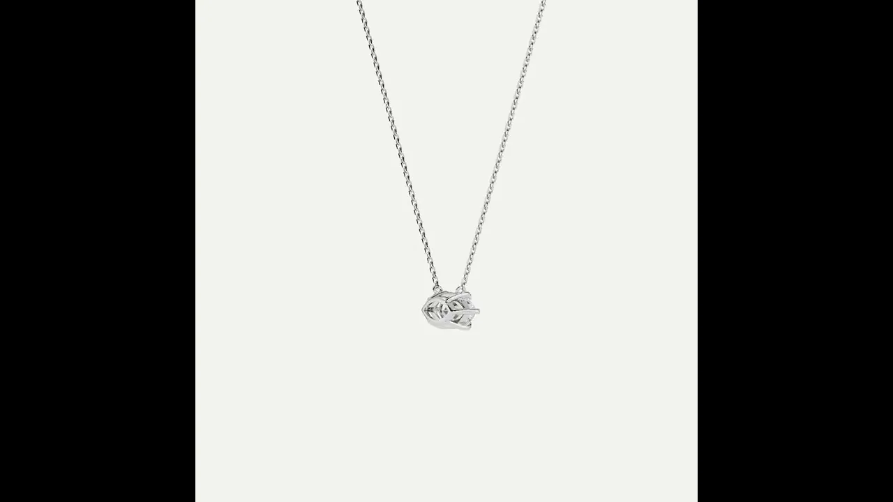 Marquise Lab-Grown Diamond Solitaire Pendant Necklace