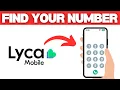 How To Find Out Your Phone Number On Lycamobile How To Check Lycamobile Number