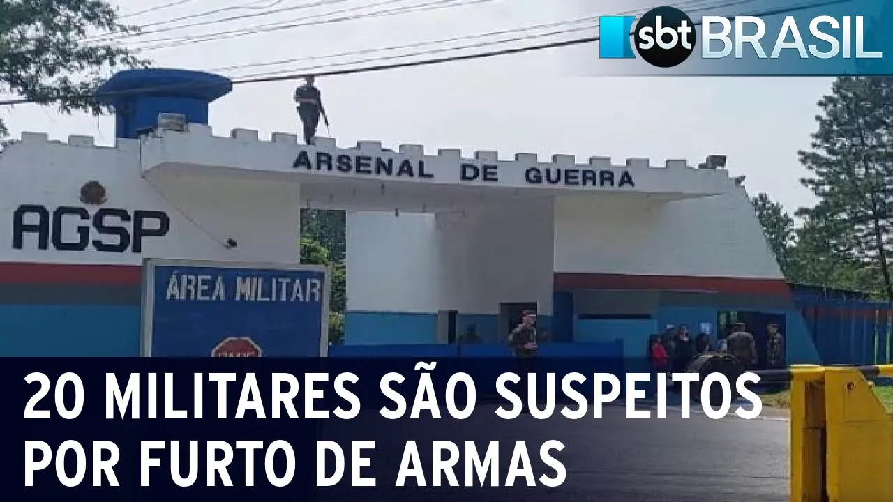 Justiça quebra sigilos de militares investigados por furto de armas |SBT Brasil (23/10/23)