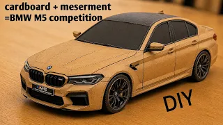  cardboard bmw m5 competition || DIY at home 