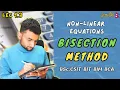 1 3 Bisection Method Explained with Examples Numerical Method in Nepali