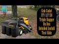 Cub Cadet XT-1 LT-50 Triple Bagger Install