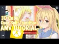 3D Cube Open Split Transition Kinemaster AMV Tutorial