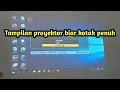 Download Lagu Cara seting proyektor agar tampilannya penuh