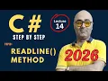 C ReadLine method - Beginner Friendly Tutorial